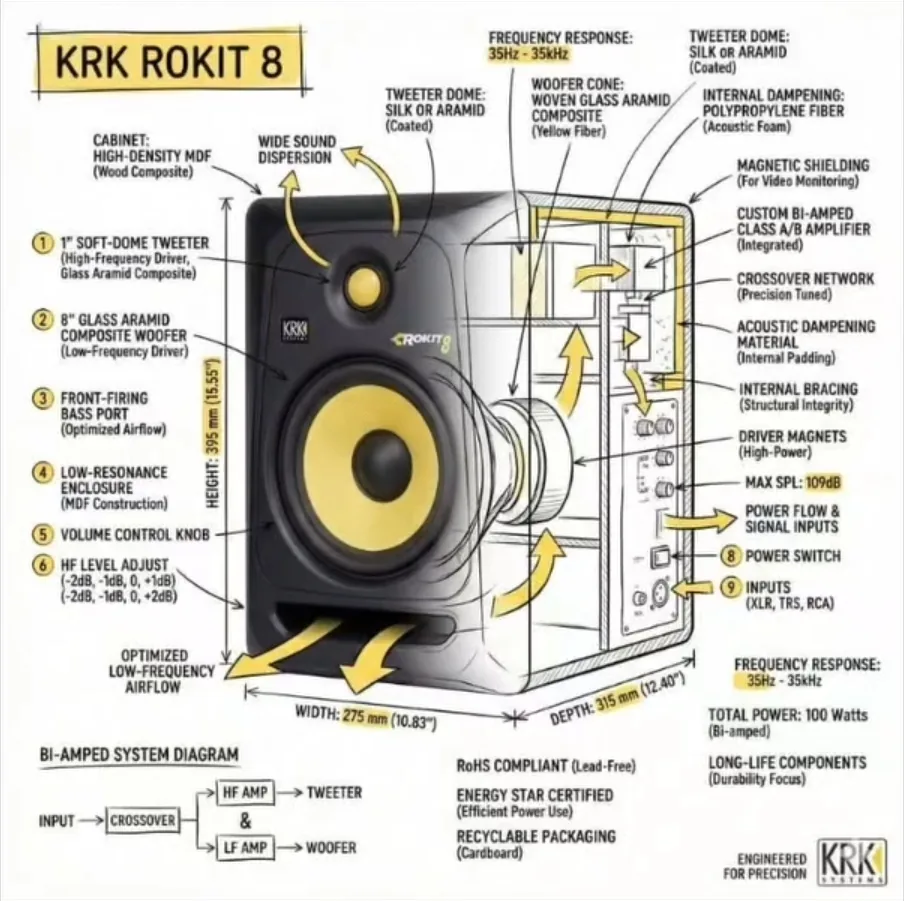 KRK Rokit 8